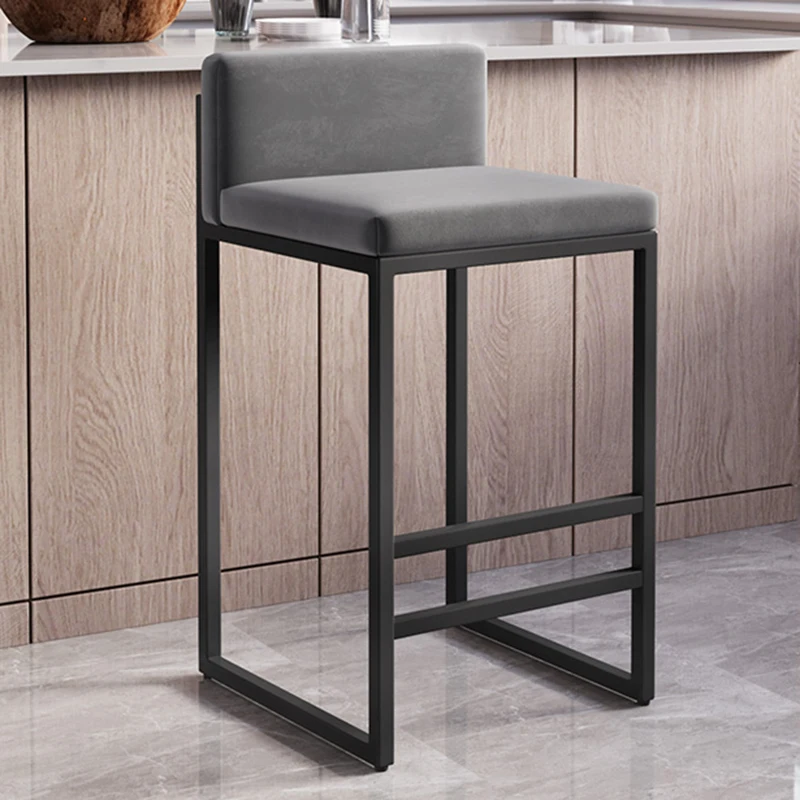 Ергономичен кухненски столове за почивка, Мобилни Метални, Луксозни трапезни столове, Модерна Висока минималистичная Мебели за дома Cadeiras De Jantar Изображение 0