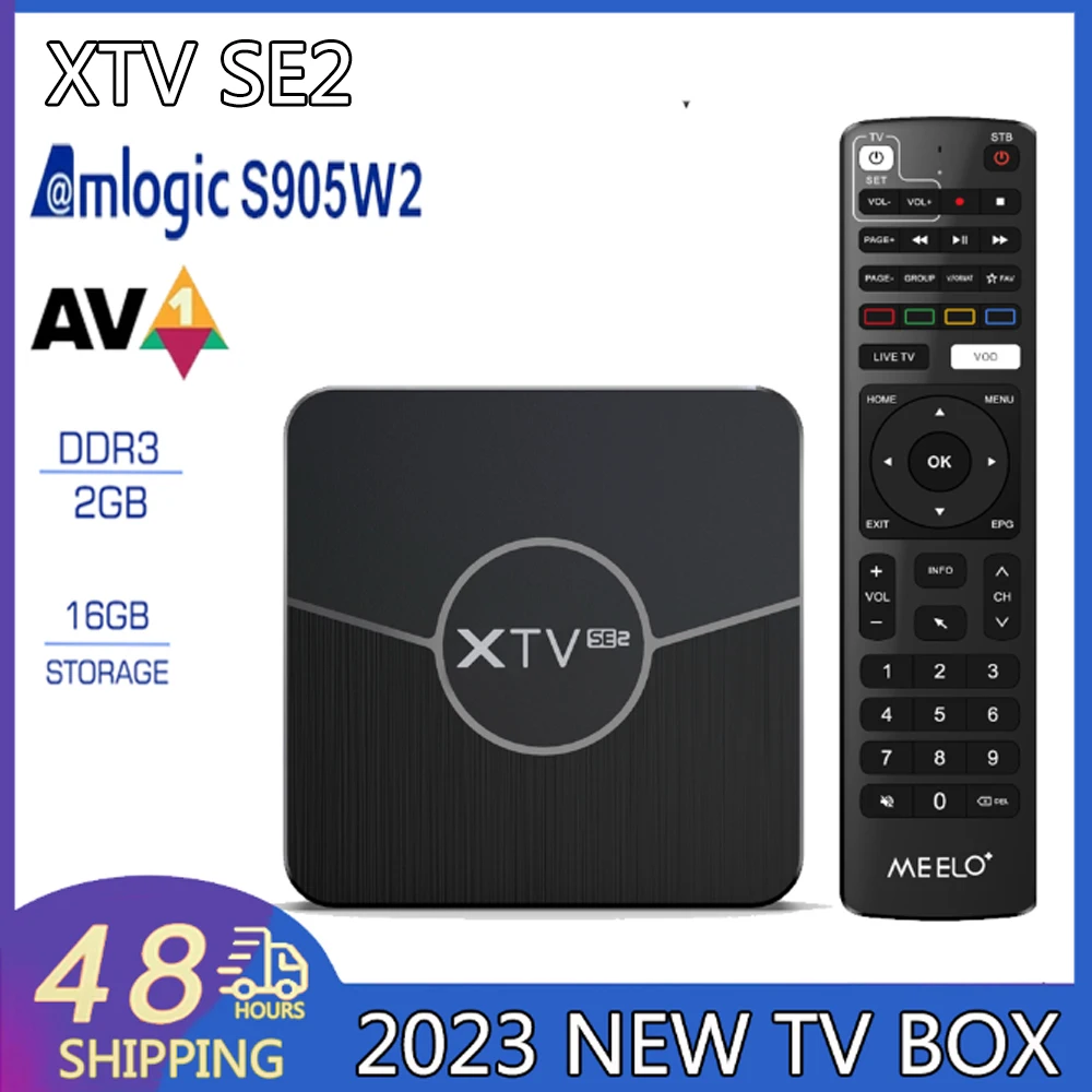 XTV SE2 2023 НОВА ТЕЛЕВИЗИЯ-КОНЗОЛА Amlogic S905W2 Android 11 DDR3 2gb 16G Двойна WiFi 100 М Смарт-XTV SE2 4K HDR телеприставка Изображение 0