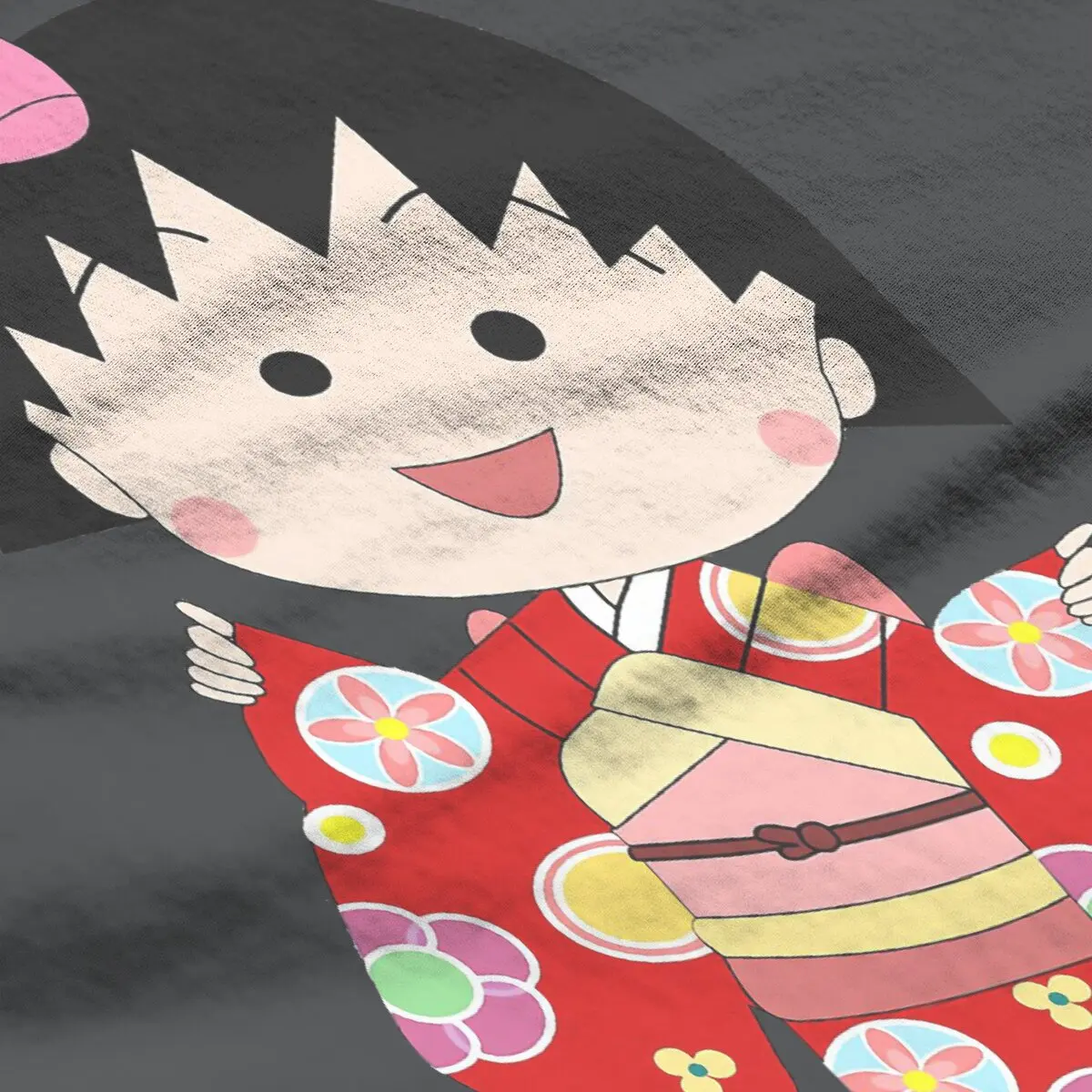 С женствени ризи-кимоно Chibi Маруко Чан, тениска сладък момиче, кавайные реколта дамски блузи Изображение 2