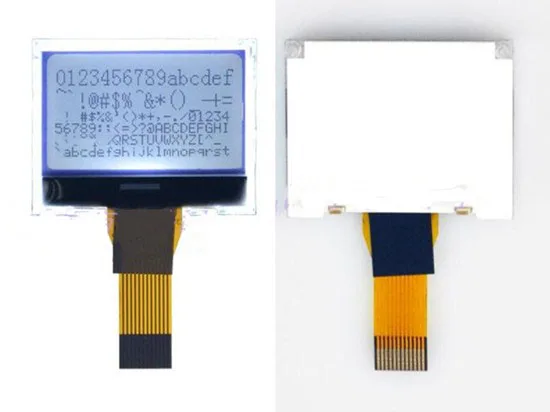 12PIN SPI Бяла подсветка КПГ 12864 LCD екран UC1701X контролер Изображение 1