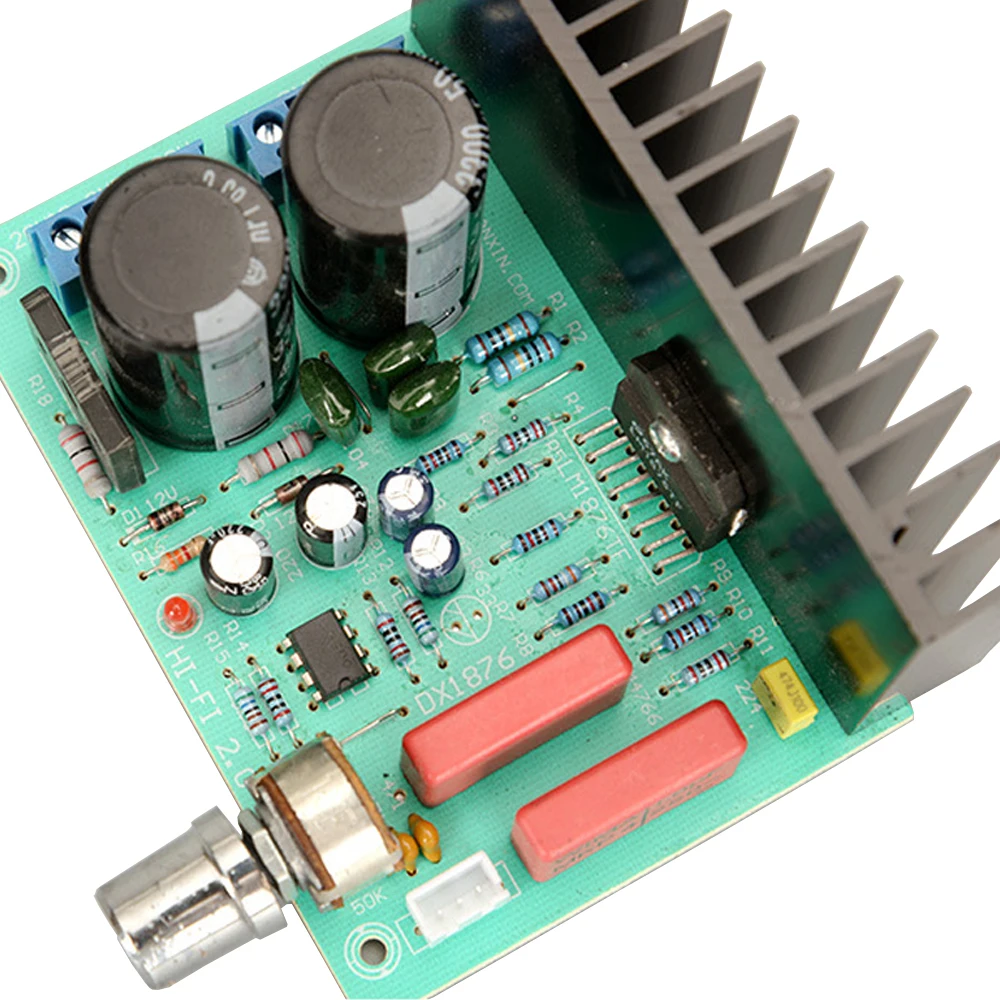 Такса Усилватели на звука Tenghong LM1876 30 W + 30 W 2,0 Усилвател на Мощност на Звука на Стерео HI-FI Amplificador Двойна AC15-20V За Динамиката на Изображение 3