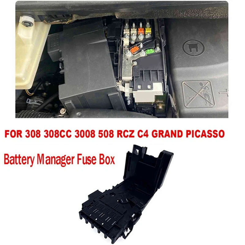 6500GR 6500GQ Battery Manager Модул Опасни Кабели Блок Предпазители Батерия (чисто нова) Автомобили За Peugeot 3008 Citroen C4 Изображение 1