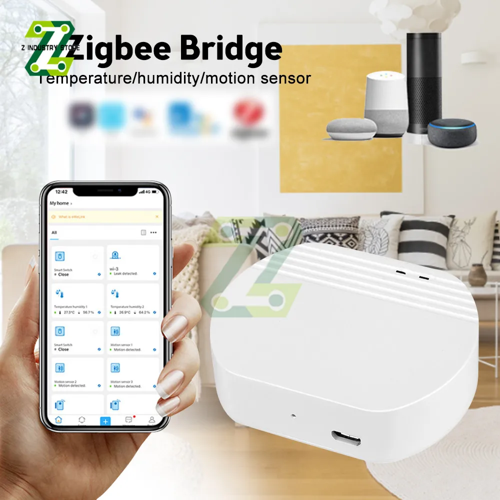 Безжичен хъб Zigbee за автоматизация на умен дом за Zigbee устройства Smart Life Изображение 1