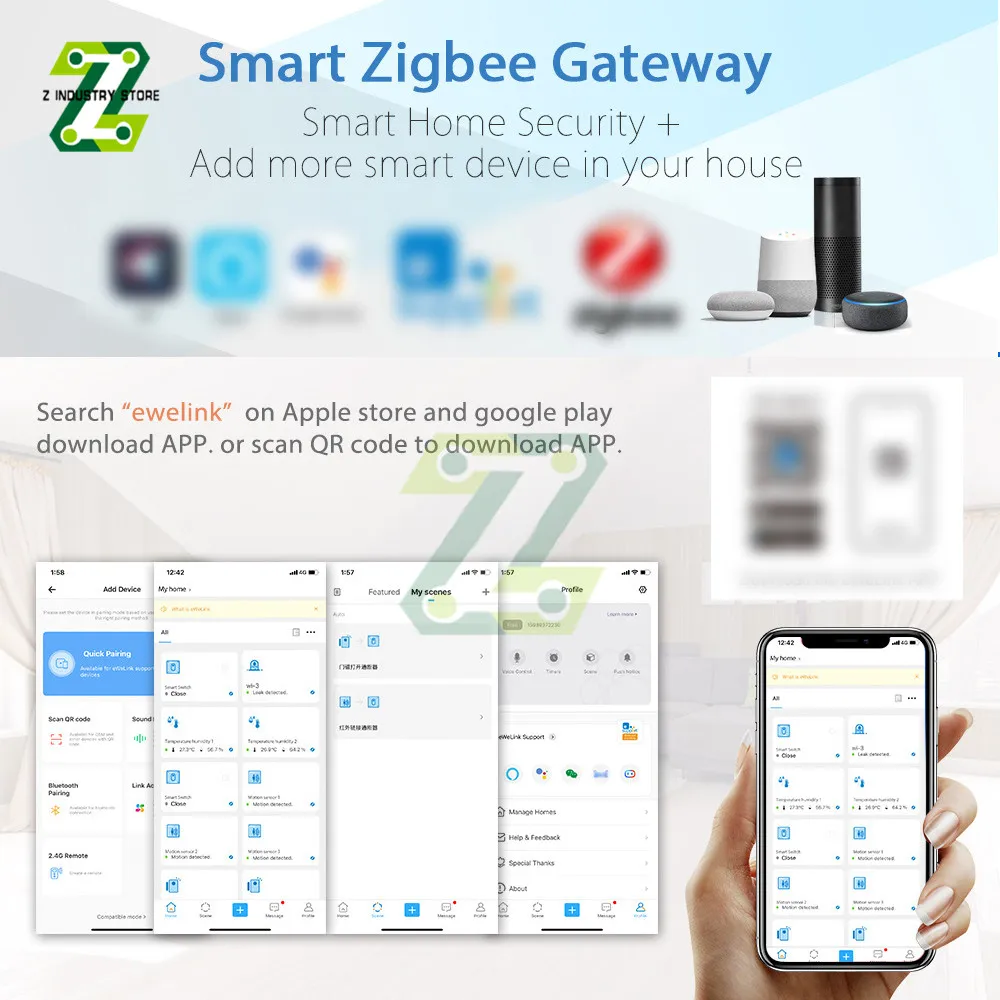 Безжичен хъб Zigbee за автоматизация на умен дом за Zigbee устройства Smart Life Изображение 4