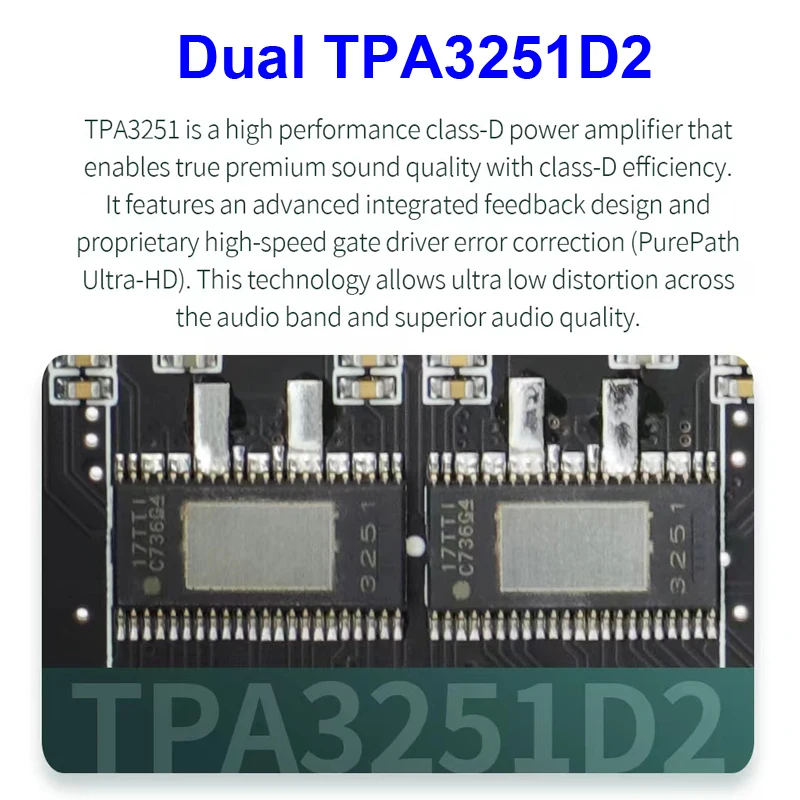 TPA3251 2*220 W + 350 W Такса Усилвател на мощност Bluetooth 2.1 Ch Клас D Субуфер Театрален Аудио Стерео Еквалайзер USB Звукова Карта Усилвател Изображение 2