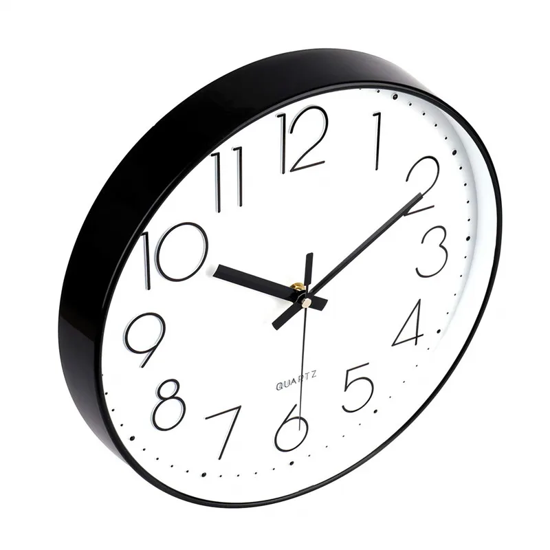 Минималистичное оформяне на офис Модерни часовници Луксозни домашни часовници за всекидневна стенни часовници Прост начало декор Часовници за всекидневна Изображение 5