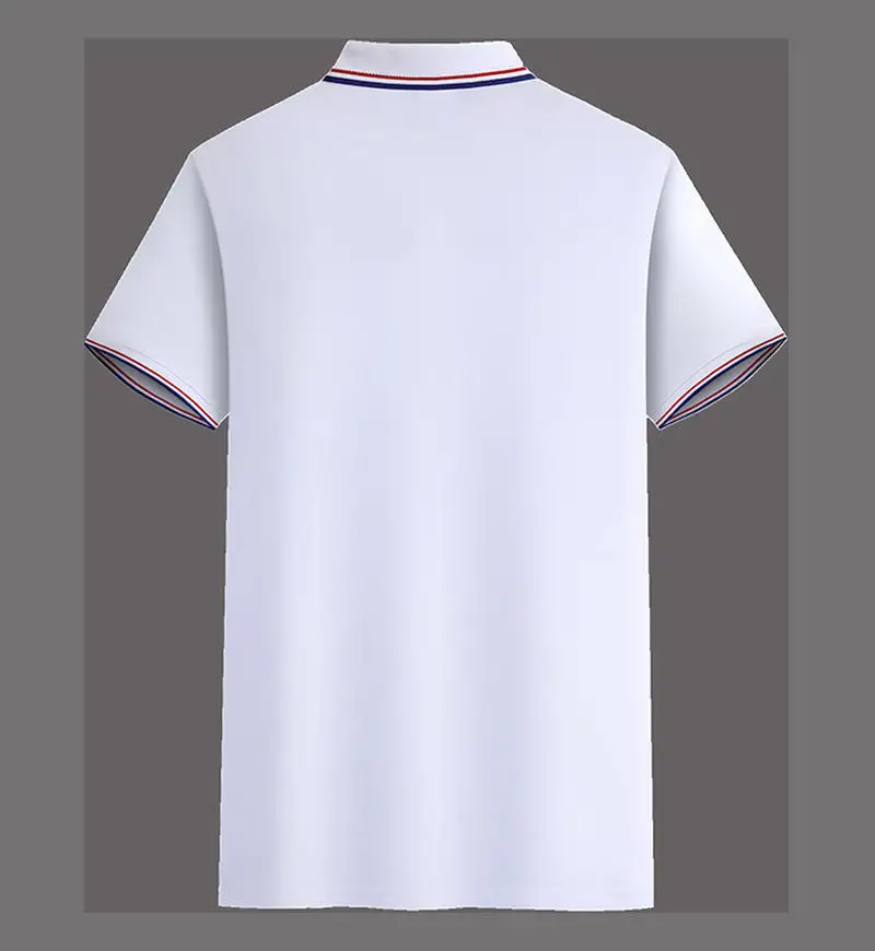 Нов модерен дизайн, унисекс, риза с къси ръкави от мерсеризованного памук с къс ръкав и ревери, ежедневни тениска, спортно облекло Изображение 1