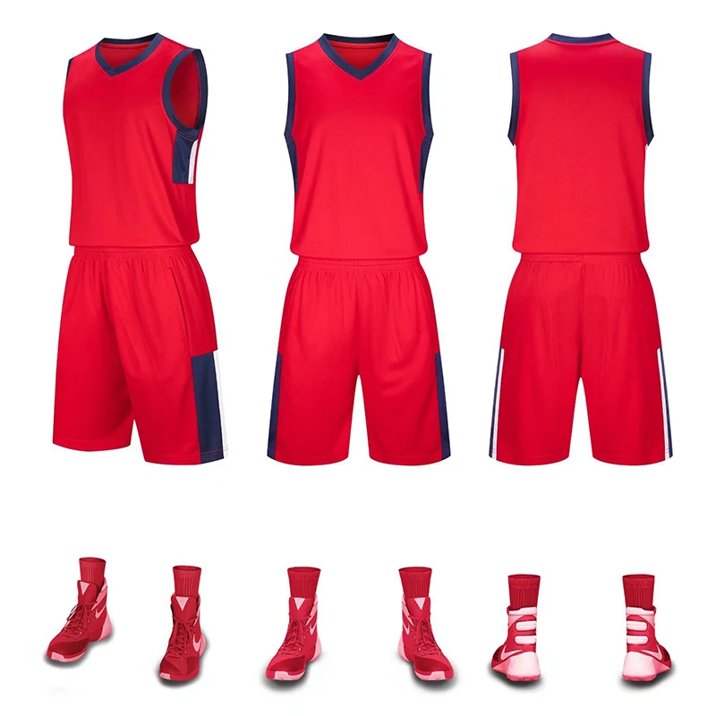 Новият баскетболен костюм за Деца и възрастни, Тренировъчен Жилетка, Дишаща Трико, под Формата на Игра на отбора, Групова покупка Изображение 4