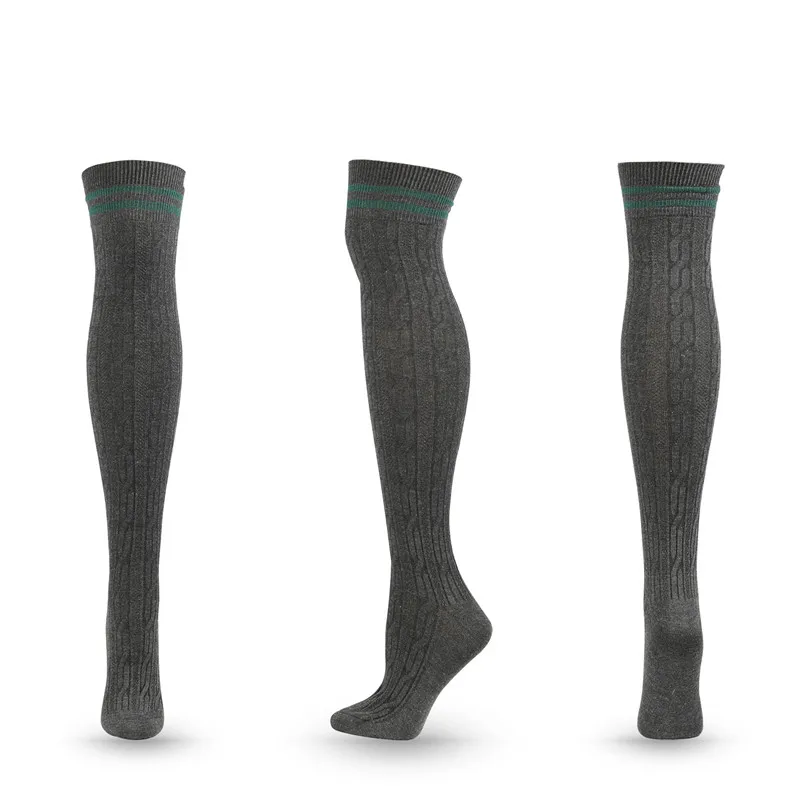 Компресия Чорапи Медии, Дълги Чорапи, в черно-бяла ивица, дамски чорапи над коляното, чорапи до бедрото, Костюми за cosplay в стил Лолита 