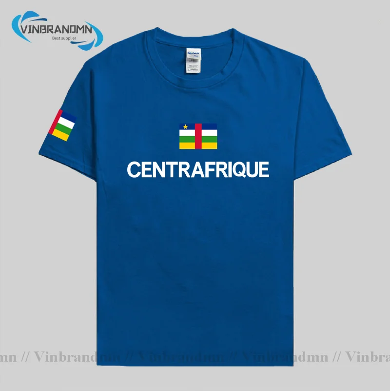 Тениска Centrafrique Централноафриканската Република 2023, фланелки на Националния Отбор, Тениска от 100% памук, Дрехи с Флага, Тениски, Държава CA, Нови Изображение 0