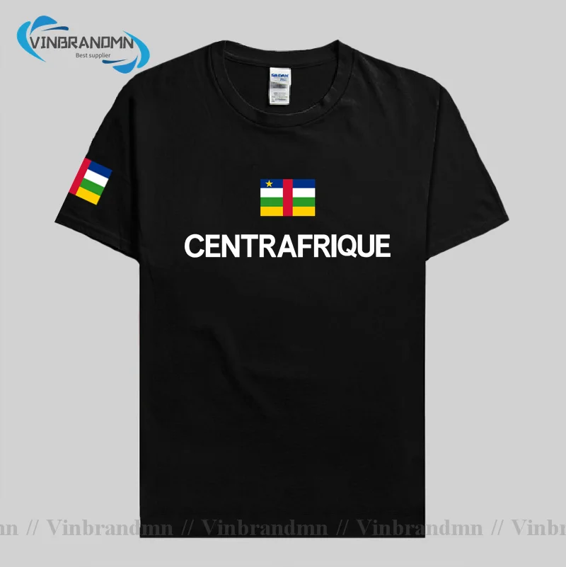 Тениска Centrafrique Централноафриканската Република 2023, фланелки на Националния Отбор, Тениска от 100% памук, Дрехи с Флага, Тениски, Държава CA, Нови Изображение 3